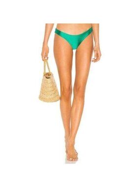 Lovewave Gin Bottom Jewel Green Nylon Bikini Bottom